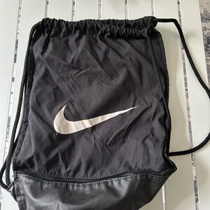 Nike Black and White Logo Gym Sack